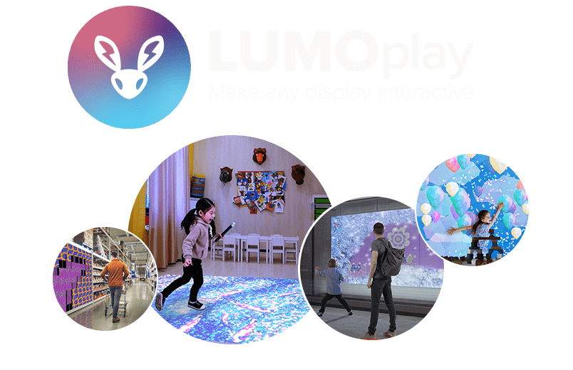 LUMOplay - Simply NUC - interactive display - interactive floor - interactive display for education - interactive wall
